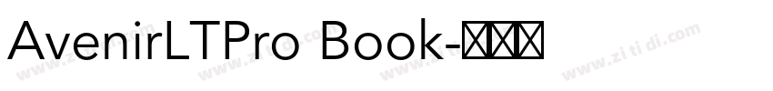 AvenirLTPro Book字体转换